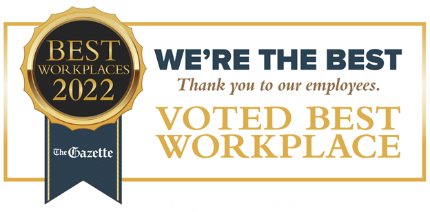We Won The Gazette’s Best Workplaces 2022 Award!