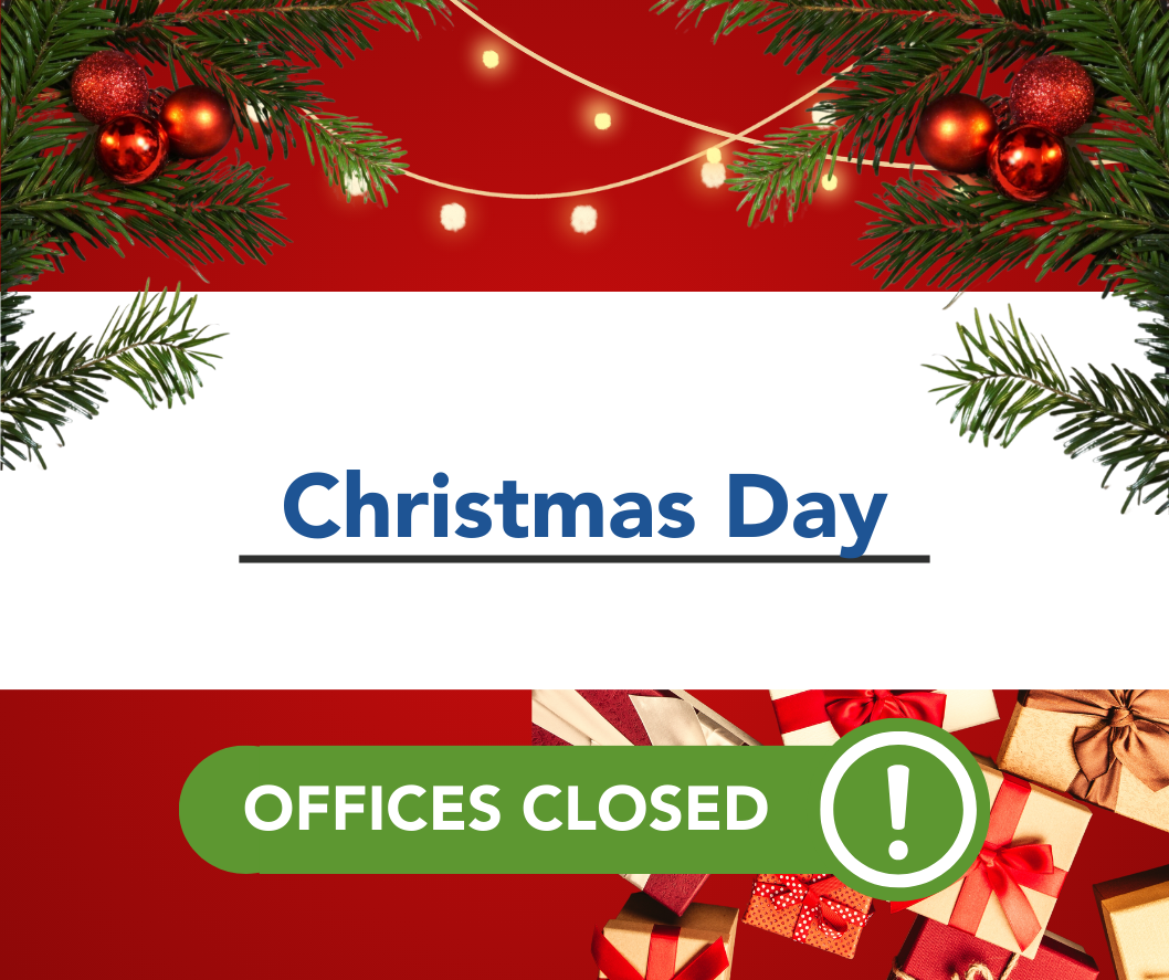 Christmas Day Offices Closed