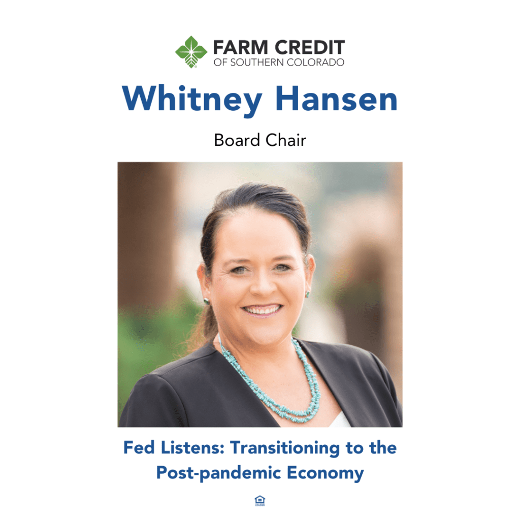 Whitney Hansen Speak at the Federal Reserve
