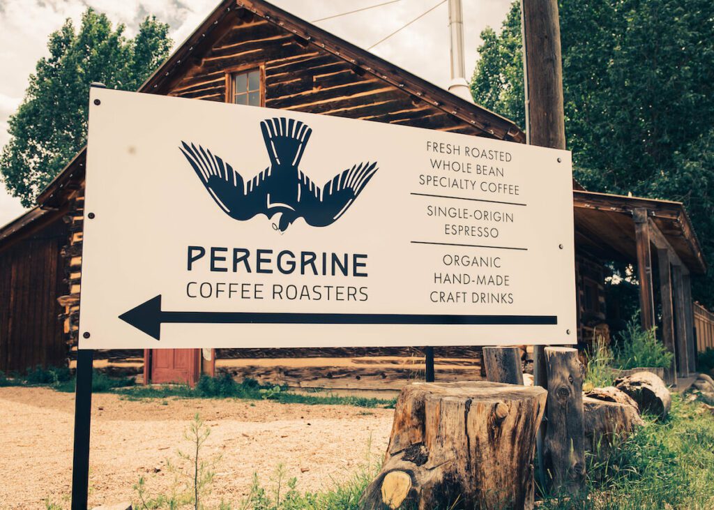 Peregrine Coffee Roasters Local Sign